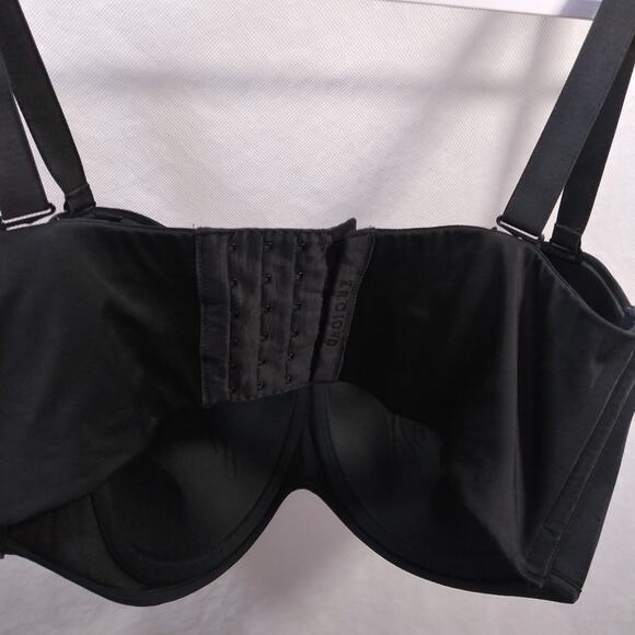 Cacique Lane Bryant Black Multi-Way Boost Strapless Bra Size 44G - Picture 5 of 11